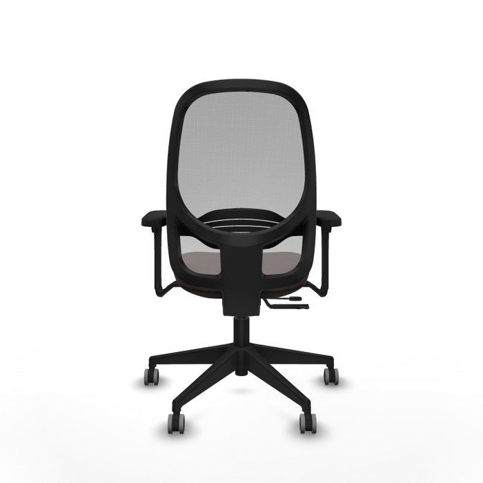 PIQUERAS Y CRESPO Silla de oficina Cilanco con mecanismo Sincro/Traslack, Marrón oscuro y Gris PIQUERAS Y CRESPO Silla de oficina Cilanco con mecanismo Sincro/Traslack, Marrón oscuro y Gris