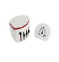 MicroConnect Adaptador Mundial Pro+USB Dual USB, 2 y 3 Polos