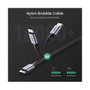 Ugreen Cable USB-C a USB-C 100W Trenzado Negro