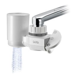 Laica Filtro para grifo Venezia R60A Hidrosmart, Blanco, Mantiene Minerales, Reduce Microplásticos y Cloro, App Wellness