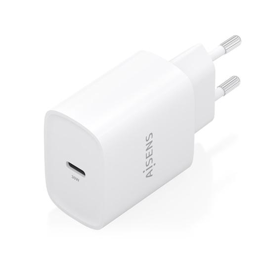 Aisens Cargador GaN 30W USB-C PD3.0 Blanco A110-0950