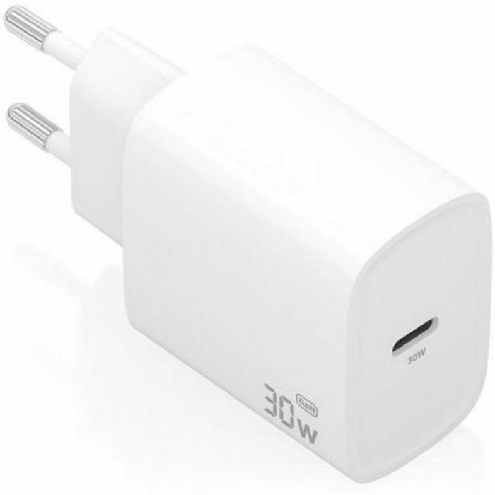Aisens Cargador GaN 30W USB-C PD3.0 Blanco A110-0950
