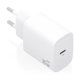 Aisens Cargador GaN 30W con 1x USB-C PD3.0 Blanco