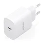 Aisens A110-0950 Cargador GaN USB-C 30W con Tecnología PD 3.0 y PPS para Carga Rápida Universal de Portátiles y Móviles - Blanco
