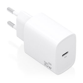 Aisens Cargador GaN 30W USB-C PD 3.0 Blanco