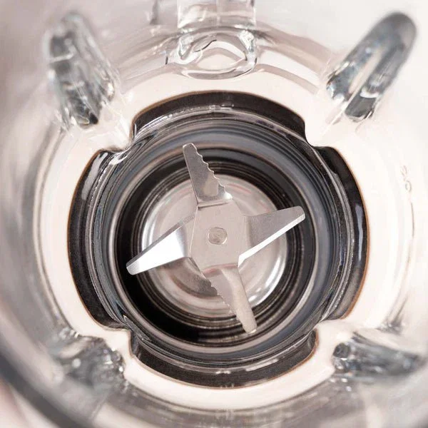 Taurus Optima Vintage 1500MAX Batidora de Vaso 1500W, Jarra de Vidrio 1.8L (1.5L útil), 4 Cuchillas Acero Inoxidable, Pica Hielo, 21500 rpm, 2 Velocidades + Turbo, Color Crema