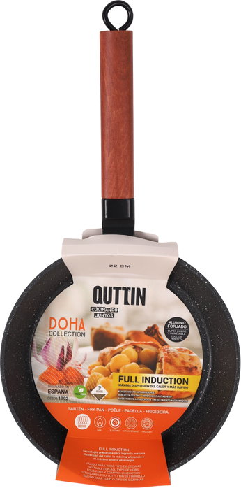 Inde Sartén Full Doha Quttin de Aluminio Forjado 22 cm (6 Unidades)