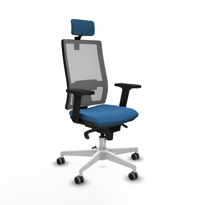 PIQUERAS Y CRESPO Silla de oficina Horna Azul claro y Gris PIQUERAS Y CRESPO Silla de oficina Horna Azul claro y Gris