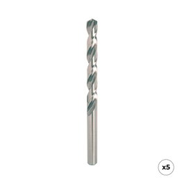 Workpro Broca para Metal HSS4341 Rectificada Ø1,50 x 40,00 mm, 5 uds