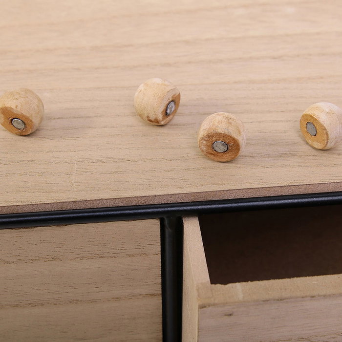 Home Deco Factory Estante Deco Filaire 2 Cajones Con Panel Iman Para Colgar o Apoyar 41x15x34 cm Home Deco Factory Estante Deco Filaire 2 Cajones Con Panel Iman Para Colgar o Apoyar 41x15x34 cm