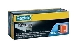 Grapas Rapid Clavadora 53/ 14 Mm. Galvanizadas Caja De 5000