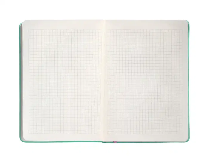 Antartik Cuaderno Tapa Dura A4 Hojas Cuadriculadas 100 Hojas 80 gr Rosa y Turquesa FSC Colección Antartik Notes