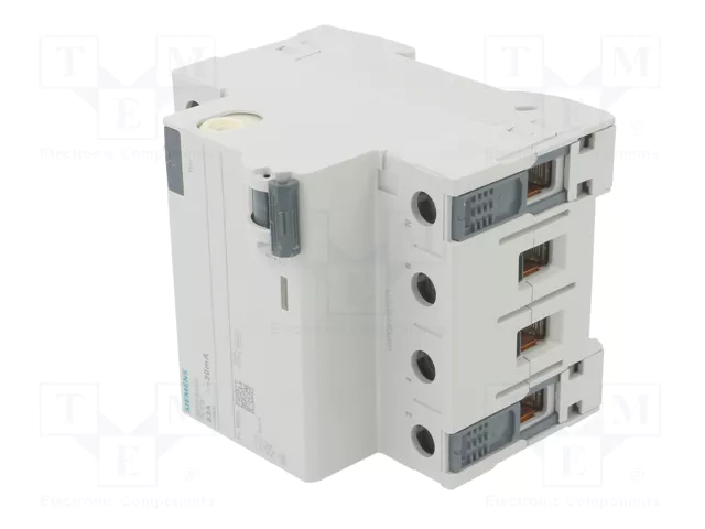 Siemens FI-Schalter 5SV33466 Typ A 63A 3+N-pol 30mA 400V 4TE Siemens FI-Schalter 5SV33466 Typ A 63A 3+N-pol 30mA 400V 4TE