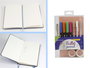 Bismark 330619 Set Libreta Bullet Soft + Rotuladores Pincel y Bolígrafos