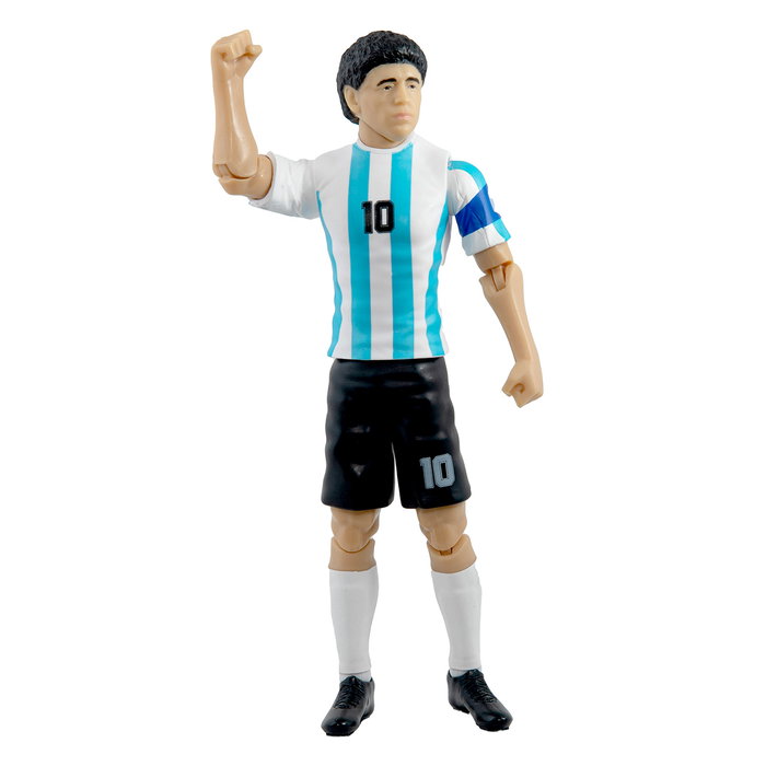 Banbo Toys Figura de Acción Articulada de Maradona 20 cm Argentina en PVC - Réplica Coleccionable del Jugador de Fútbol - 81423 Banbo Toys Figura de Acción Articulada de Maradona 20 cm Argentina en PVC - Réplica Coleccionable del Jugador de Fútbol - 81423