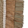Mural Pared Fibra Natural Decoración 26 X 8 X 48 cm