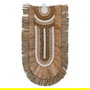 Mural Pared Fibra Natural Decoración 26 X 8 X 48 cm