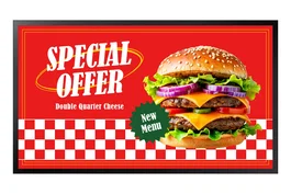 Samsung OH46DX Pantalla para Señalización Digital Exterior de 46" (116.8 cm) Full HD LCD, 3500 cd/m², WiFi, Tizen, Resistente IP56 para Uso 24/7