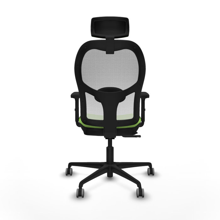 PIQUERAS Y CRESPO Silla de oficina Jorquera Pistacho/Blanco con mecanismo Sincro/Traslack PIQUERAS Y CRESPO Silla de oficina Jorquera Pistacho/Blanco con mecanismo Sincro/Traslack