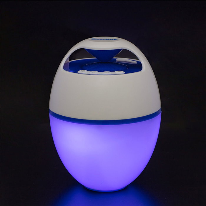 Bestway Altavoz Bluetooth con Luz LED Flotante para Piscina y Jardín