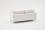 Atelier Del Sofa Sofá de 2 Plazas Berlin, Crema y Dorado, Ancho 180 cm, Alto 83 cm, Profundo 91 cm