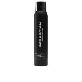Sebastian Professionals Mousse Forte Espuma Voluminizadora de Fijación Fuerte 200 ml - Para Definir Rizos y Ondas, Control Frizz, Protección Térmica
