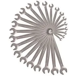 Ks Tools 922.0075 Juego de llaves combinadas de 25 piezas, métricas en estuche, 6 a 34 mm