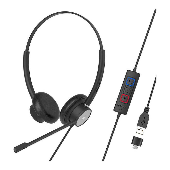 Tellur Voice 320 Auriculares de Diadema USB Tellur Voice 320 Auriculares de Diadema USB
