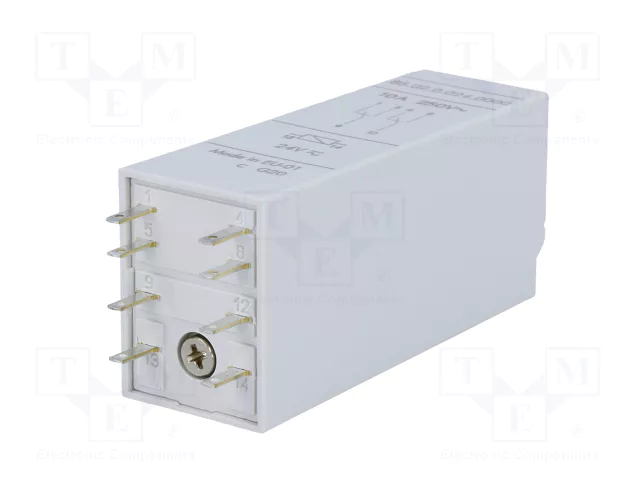 FINDER Relé de tiempo Serie 85 DPDT 24VAC/24VDC FINDER Relé de tiempo Serie 85 DPDT 24VAC/24VDC