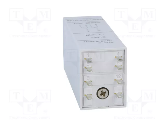 FINDER Relé de tiempo Serie 85 DPDT 24VAC/24VDC FINDER Relé de tiempo Serie 85 DPDT 24VAC/24VDC