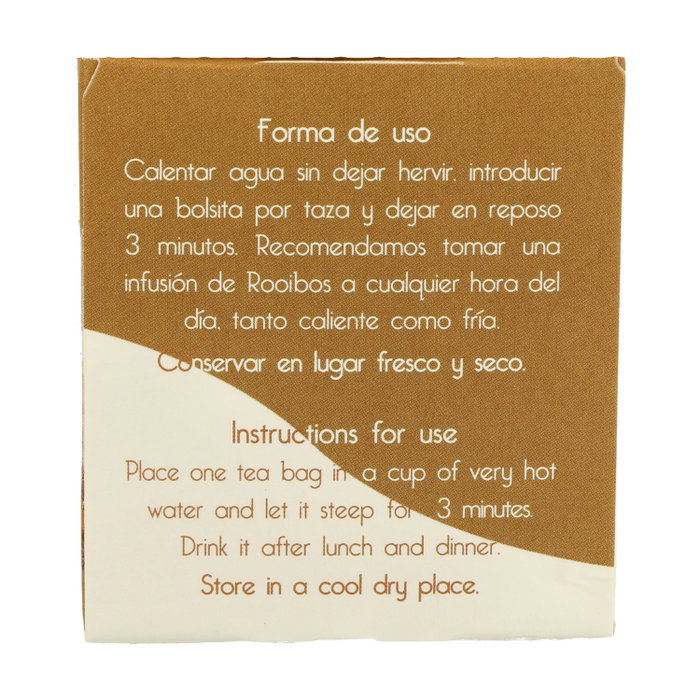 Bio3 Té Rooibos con Naranja 25 bolsitas infusoras Bio3 Té Rooibos con Naranja 25 bolsitas infusoras