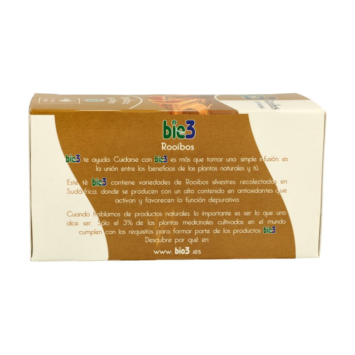 Bio3 Té Rooibos con Naranja 25 bolsitas infusoras Bio3 Té Rooibos con Naranja 25 bolsitas infusoras