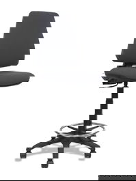 Taburete Piqueras y Crespo PB600RN Gris oscuro PVC