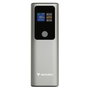 Verbatim Charge 'n' Go Powerbank 27000 mAh, 99.9Wh, Gris Metal, Carga Rápida PD 3.1 QC 3.0, Pantalla TFT, 3 Puertos