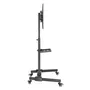 Fonestar Soporte de Suelo para TV STS-4244N Orientable e Inclinable con Ruedas para TV de 32-65" hasta 35kg