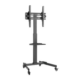 Fonestar Soporte de Suelo para TV STS-4244N Orientable e Inclinable con Ruedas para TV de 32-65" hasta 35kg