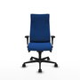 PIQUERAS Y CRESPO Sillón Albacete con mecanismo Sincro Azul
