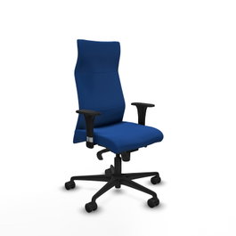 PIQUERAS Y CRESPO Sillón Albacete con mecanismo Sincro Azul