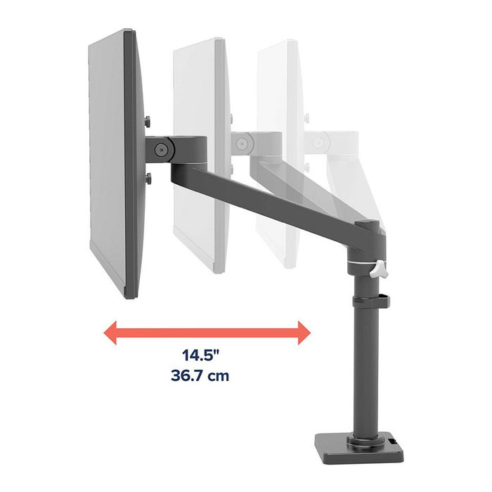 Ergotron Soporte de monitor 45-669-224, negro mate