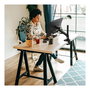 Ergotron Soporte de monitor 45-669-224, negro mate