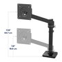 Ergotron Soporte de monitor 45-669-224, negro mate