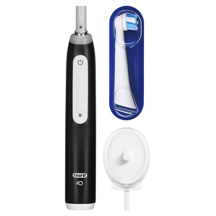Oral-B iO 3 Negro mate con tecnología magnética y movimiento rotatorio y sónico de batería recargable