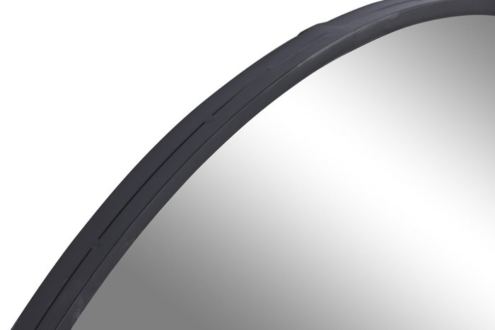 DKD Home Decor Espejo Redondo Anxi Negro