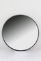 DKD Home Decor Espejo Redondo Anxi Negro