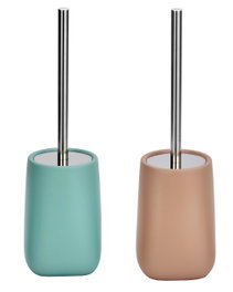 DKD Home Decor Escobillero Dolomite PP Plateado Surtido