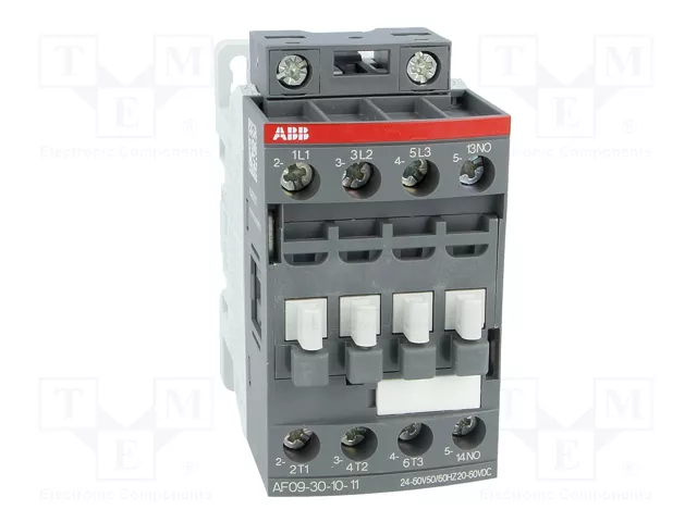 ABB AF Contactor 3-polar 9A NO x3 ABB AF Contactor 3-polar 9A NO x3