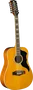 EKO Guitarra Acústica Dreadnought Ranger 12 A/E (12St.) Vintage Natural