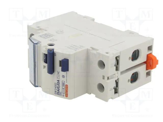 GEWISS Interruptor diferencial IDP 25A 30mA 2 polos GEWISS Interruptor diferencial IDP 25A 30mA 2 polos