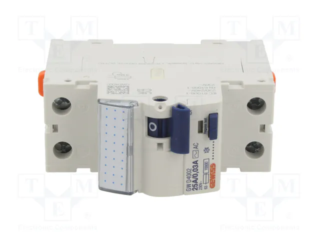 GEWISS Interruptor diferencial IDP 25A 30mA 2 polos GEWISS Interruptor diferencial IDP 25A 30mA 2 polos