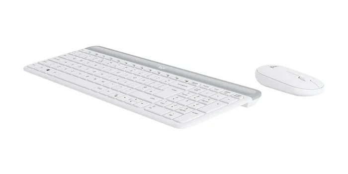 Logitech MK470 Combo Inalámbrico Teclado y Ratón Blanco Disposición Polaca Logitech MK470 Combo Inalámbrico Teclado y Ratón Blanco Disposición Polaca